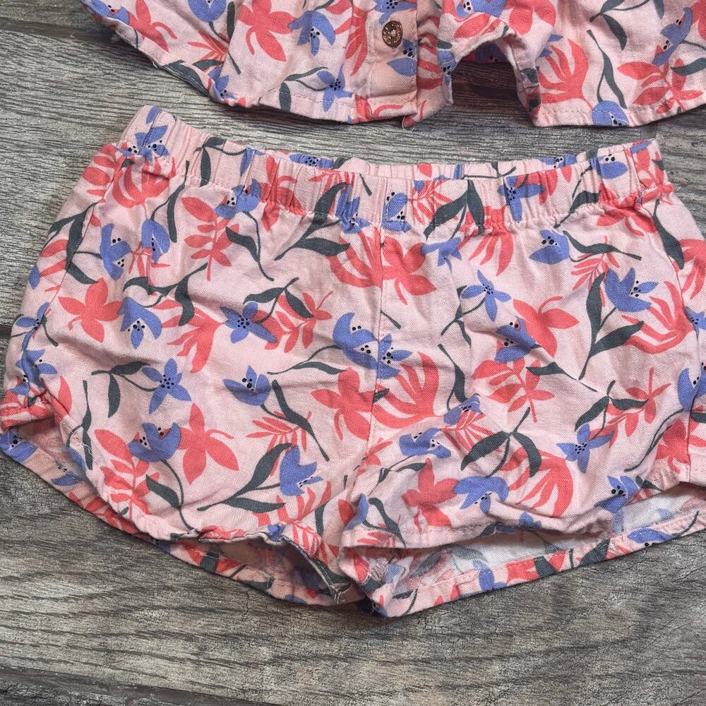 Vince Camuto Floral 2pc set Girls Size 7 - Picture 2 of 7